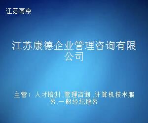江蘇康德企業(yè)管理咨詢 專業(yè)驅(qū)動(dòng)，賦能江蘇信息技術(shù)咨詢服務(wù)升級